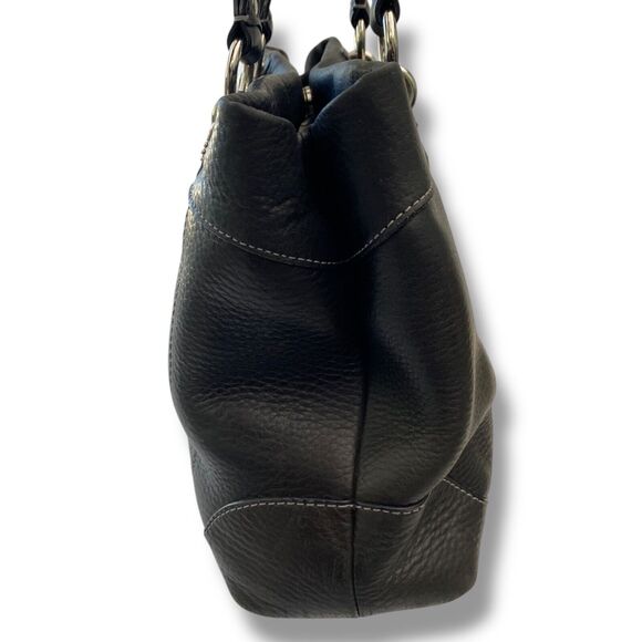 Coach Black Leather Satchel - Picture 7 of 16